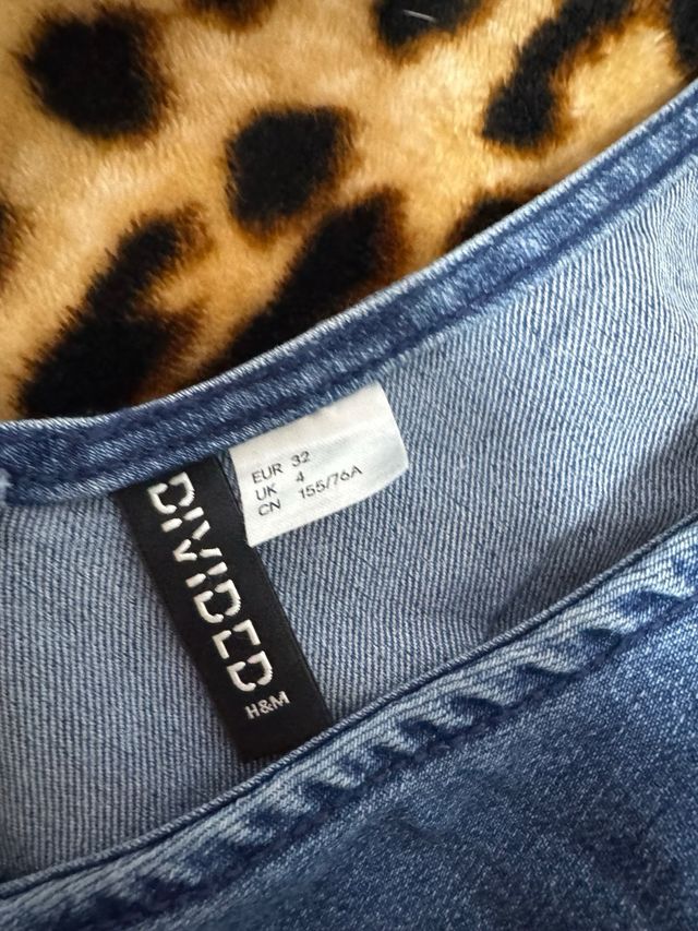 Vestido vaquero con cremallera