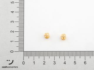 pendientes oro 18k con piedra