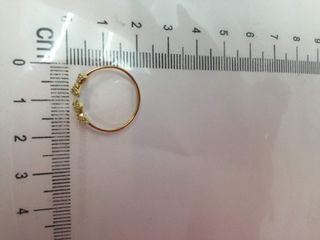 anillo oro 18k con piedra con circonita