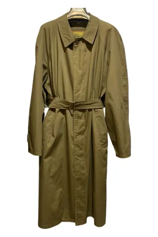 Gabardina Incom Verde Militar Vintage Hombre