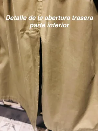 Gabardina Incom Verde Militar Vintage Hombre