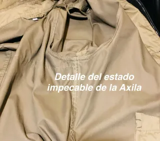 Gabardina Incom Verde Militar Vintage Hombre