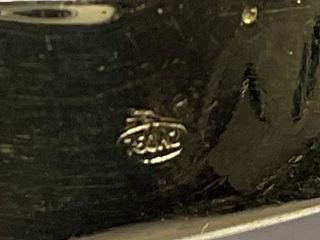 sello oro 18k con piedra con circonita