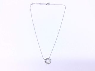 collar plata 925mm con piedra con circonita 21cm