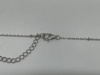 collar plata 925mm con piedra con circonita 21cm