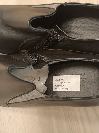 Zapatos de cuña negros