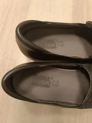 Zapatos negros de cuña