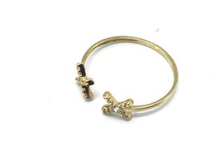 anillo oro 18k con piedra con circonita