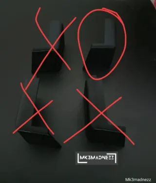 1x Canto embaladeira VW Golf MK3 GTI TDI vr6