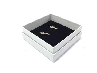 pendientes oro 18k con piedra con circonita