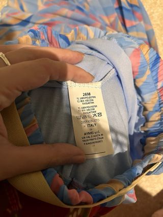 Gonna plissettata nuova con cartellino