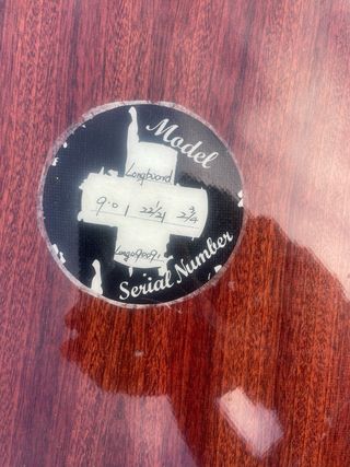 Tabla de surf Longboard con quilla funda e invento