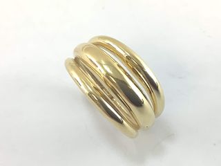 anillo oro 18k con circonita