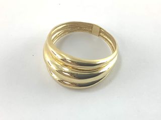 anillo oro 18k con circonita