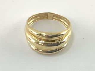 anillo oro 18k con circonita