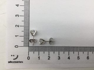 pendientes oro 18k con piedra con diamante de laboratorio