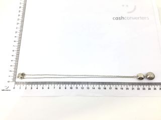 collar plata 925mm 19.5 5cm