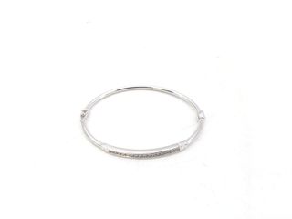 brazalete oro 18k con piedra