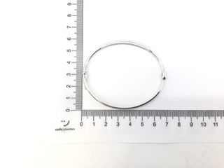 brazalete oro 18k con piedra