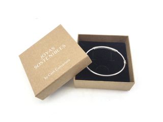 brazalete oro 18k con piedra