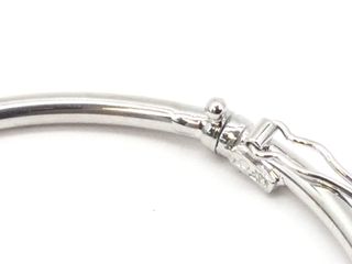 brazalete oro 18k con piedra