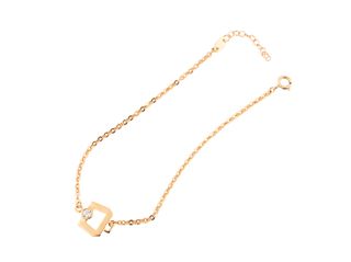 pulsera oro 18k con piedra con circonita