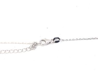 collar plata 925mm con piedra con circonita 21cm