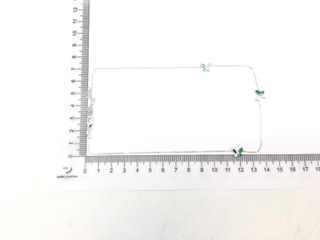 collar plata 925mm con piedra con circonita 21cm