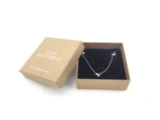 collar plata 925mm con piedra con circonita 21cm