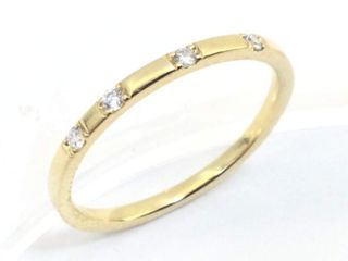 anillo oro 18k con piedra con circonita