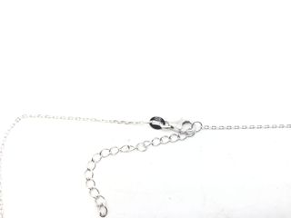 collar plata 925mm con piedra con circonita 21cm