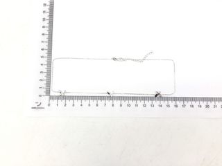 collar plata 925mm con piedra con circonita 21cm