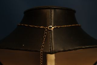 Conjunto Collar + Pendientes ORO (color) Vintage Abalorios