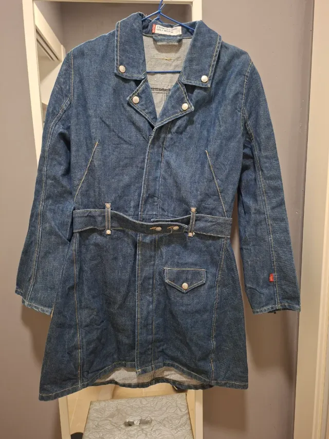 Vestido vaquero azul vintage levis engineered