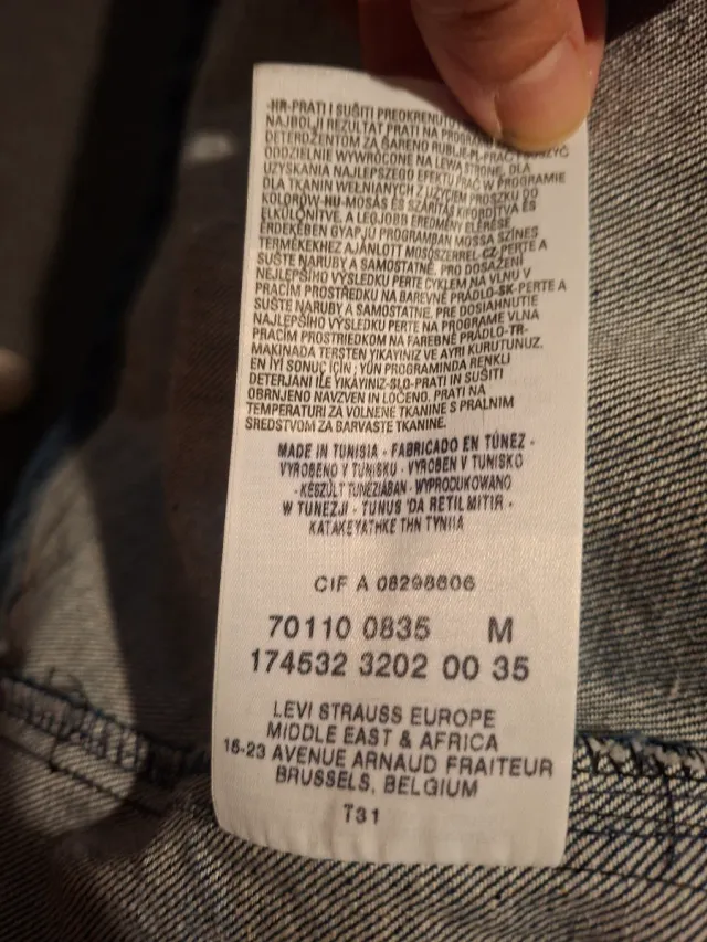 Vestido vaquero azul vintage levis engineered