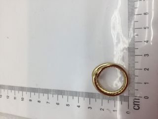 anillo oro 18k con piedra