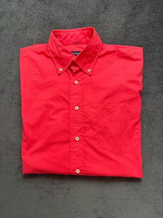 Camisa Burberry Roja Shirt Burberry Red Preppy