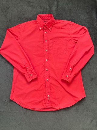 Camisa Burberry Roja Shirt Burberry Red Preppy