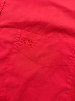 Camisa Burberry Roja Shirt Burberry Red Preppy