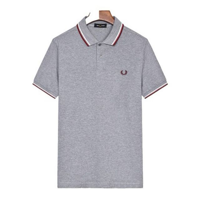 Polo Fred Perry Manga Corta Gris