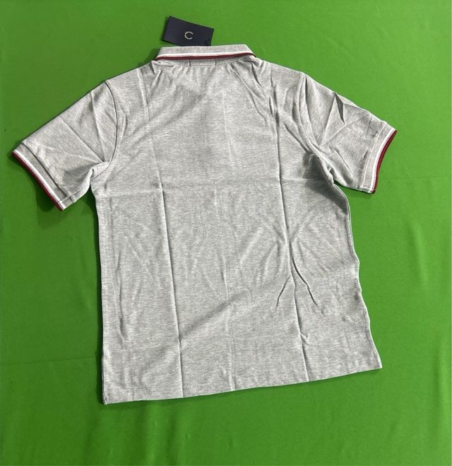 Polo Fred Perry Manga Corta Gris