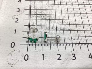 pendientes plata 925mm con piedra con circonita