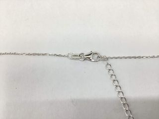 collar plata 925mm con piedra con circonita 21.5cm