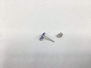 pendientes plata 925mm con piedra con circonita