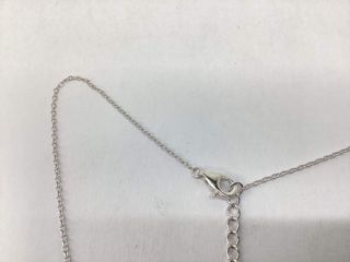 collar plata 925mm con piedra con circonita 21cm