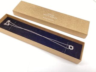 collar plata 925mm con piedra con circonita 21cm