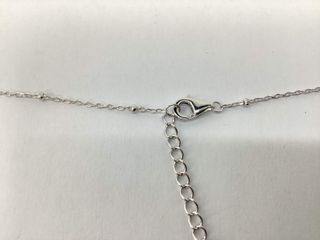 collar plata 925mm con piedra con circonita 21cm