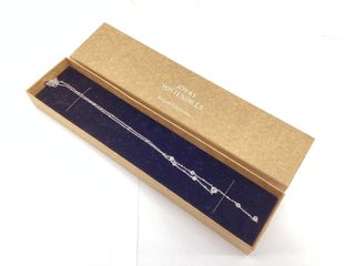 collar plata 925mm con piedra con circonita 21cm