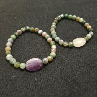 2 Pulseras Piedras Naturales