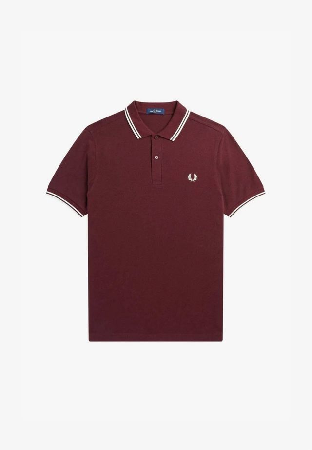 Polo Fred Perry Granate Manga Corta
